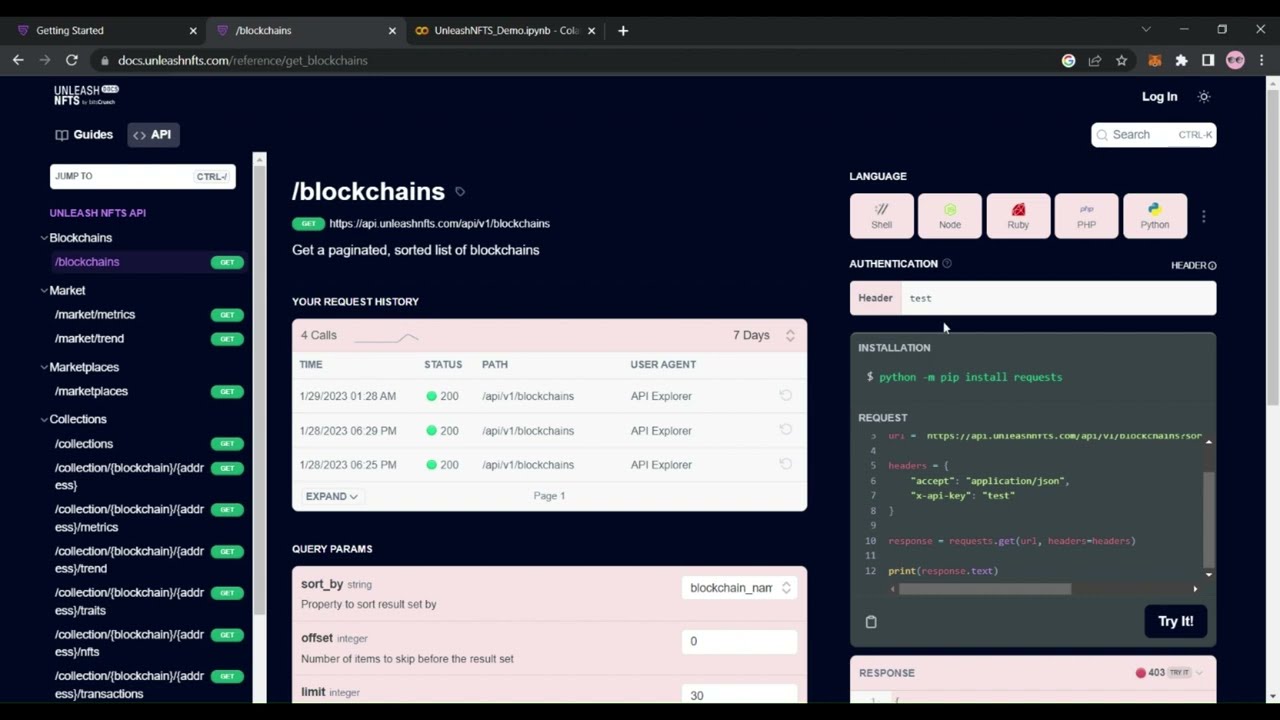 Unleash NFT API - Tutorial Part 1