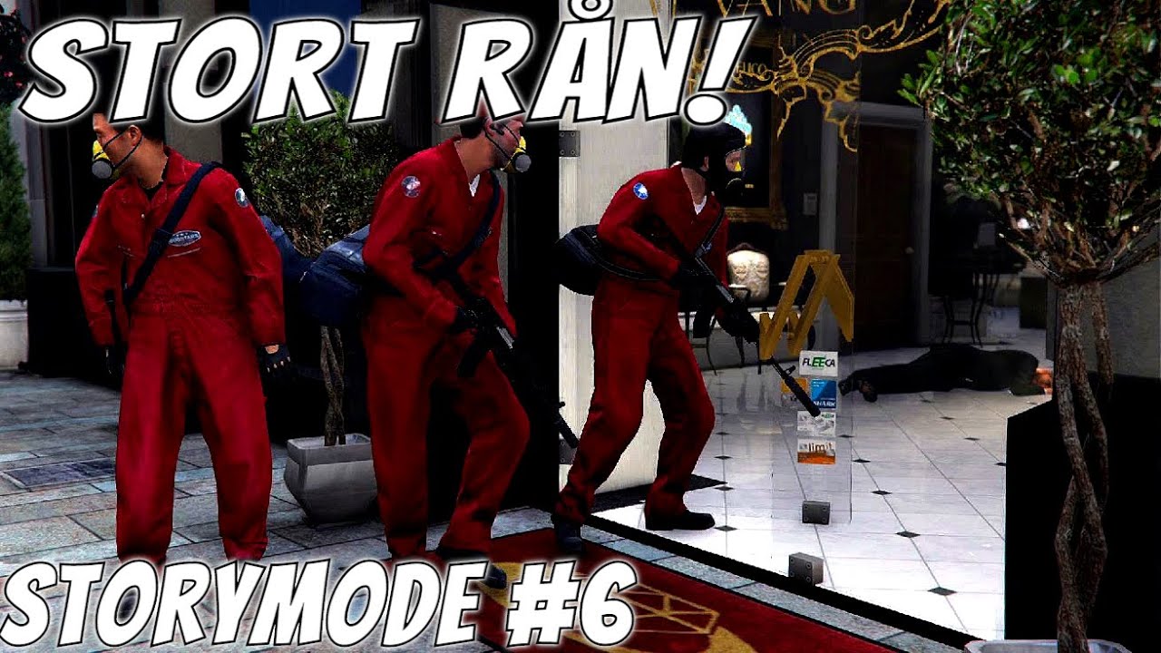 GTA 5 STORY MODE #6 STORT RÅN