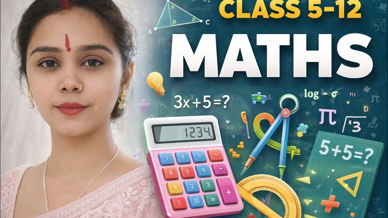 🔥 Maths Champion बनने का असली रास्ता – 5th to 12th🎓 Concept Clear तो Future Secure 