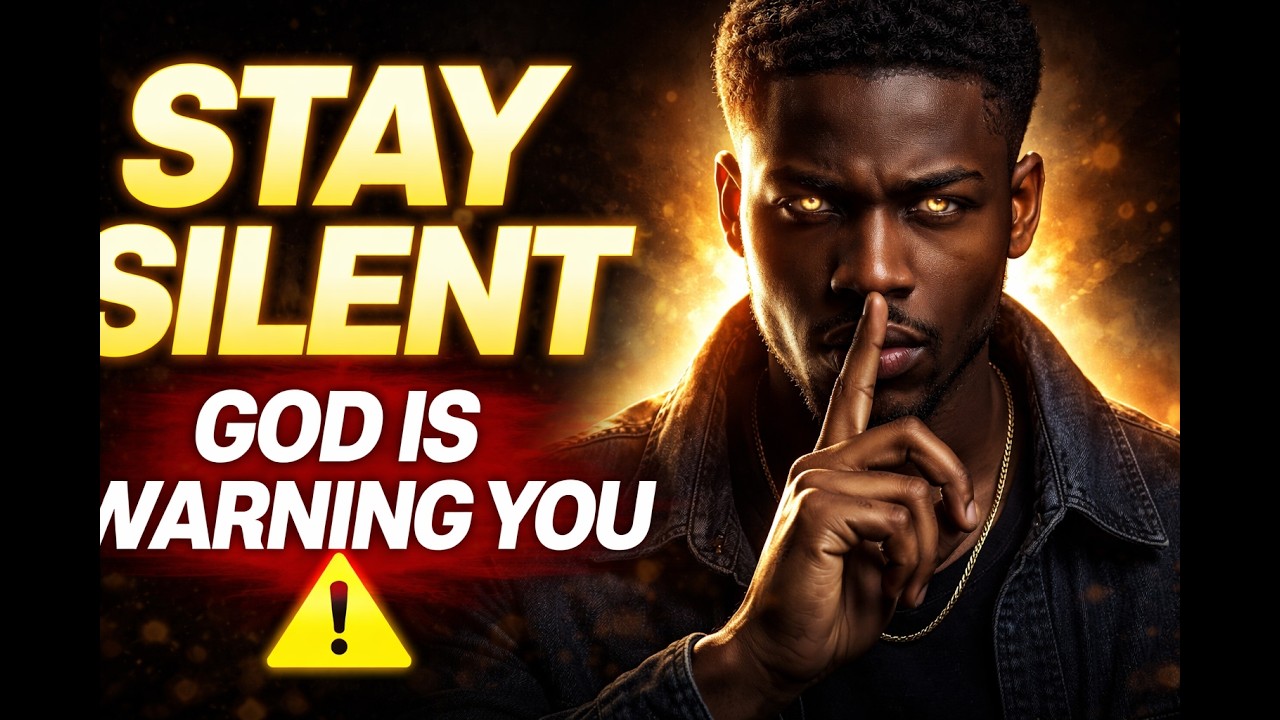 GOD SAID: STAY SILENT RIGHT NOW OR THIS WILL HAPPEN ⚠️