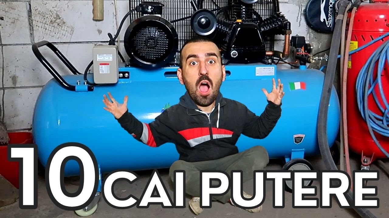 Cum sablează noul compresor de 10 cai putere!?