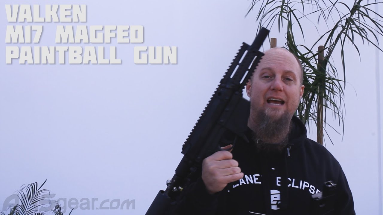 Valken M17 Magfed Paintball Gun - Shooting