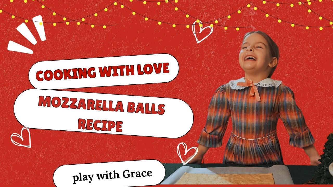 Easy Baked Mozzarella Balls Recipe | Fun and Cheesy Snack with Grace