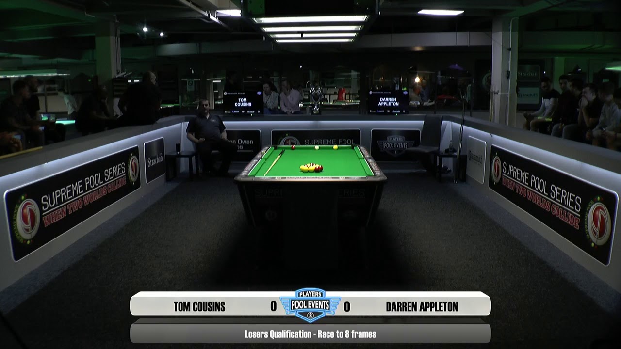 Tom Cousins vs Darren Appleton - Supreme Pool Series Table 16 - The Jason Owen Open
