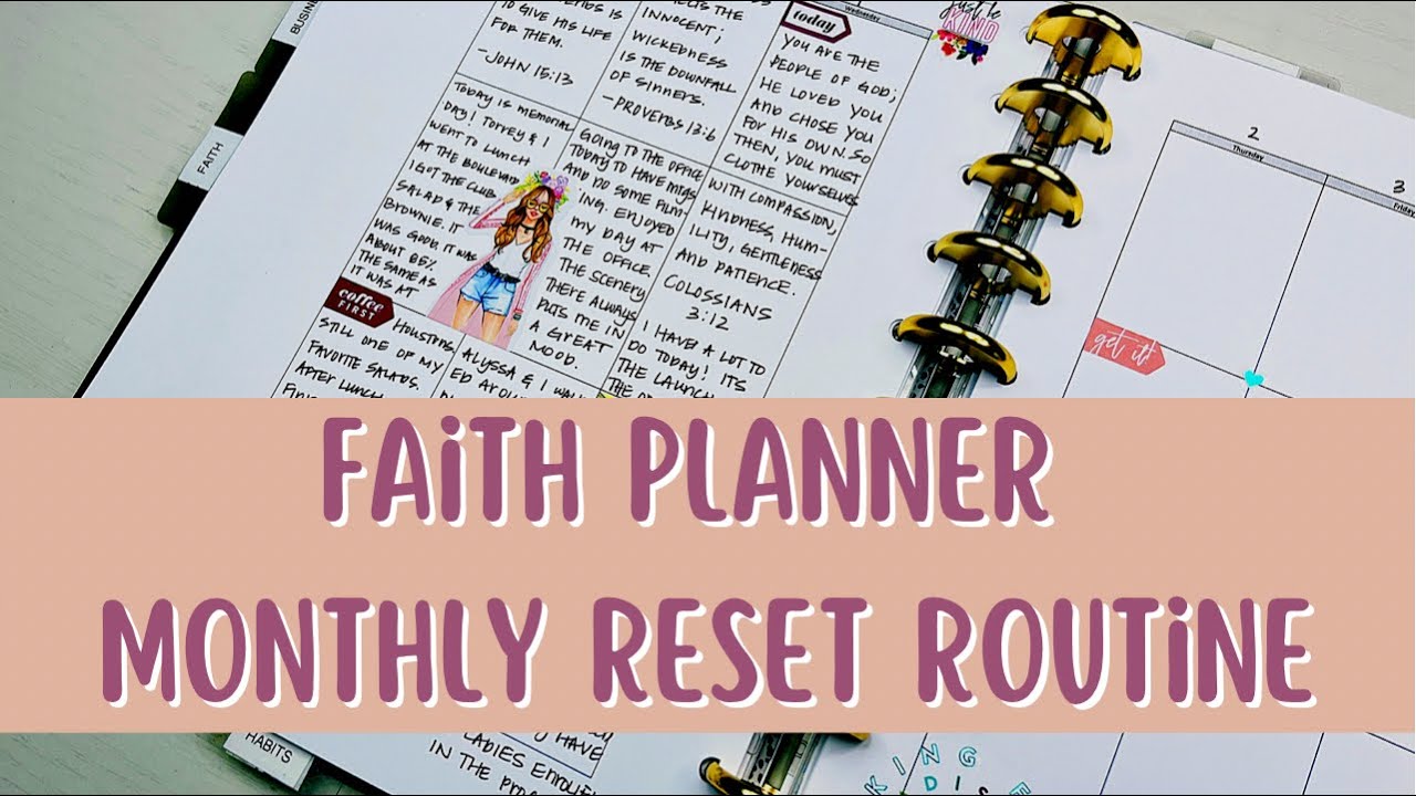 Faith Plan With Me #faithplanner