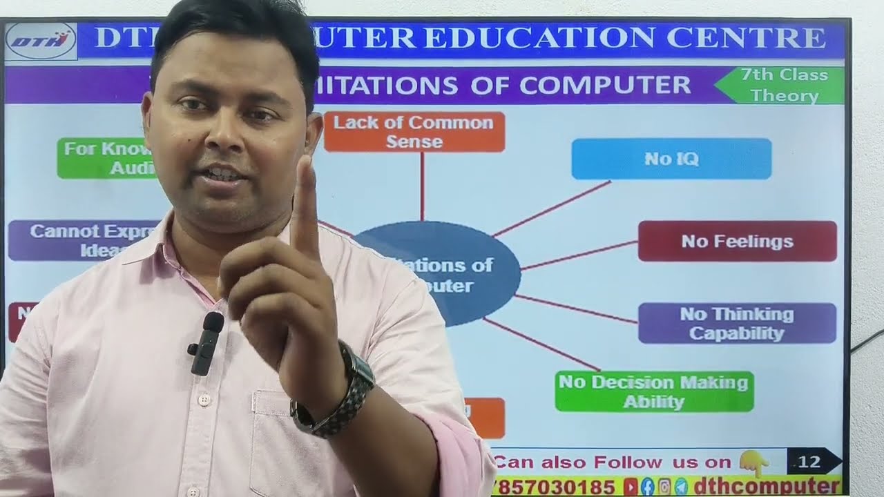 Limitation of Computer - 7th Class | जाने क्या होती है कंप्यूटर की सीमाएं एकदम आसान भाषा में | 💻