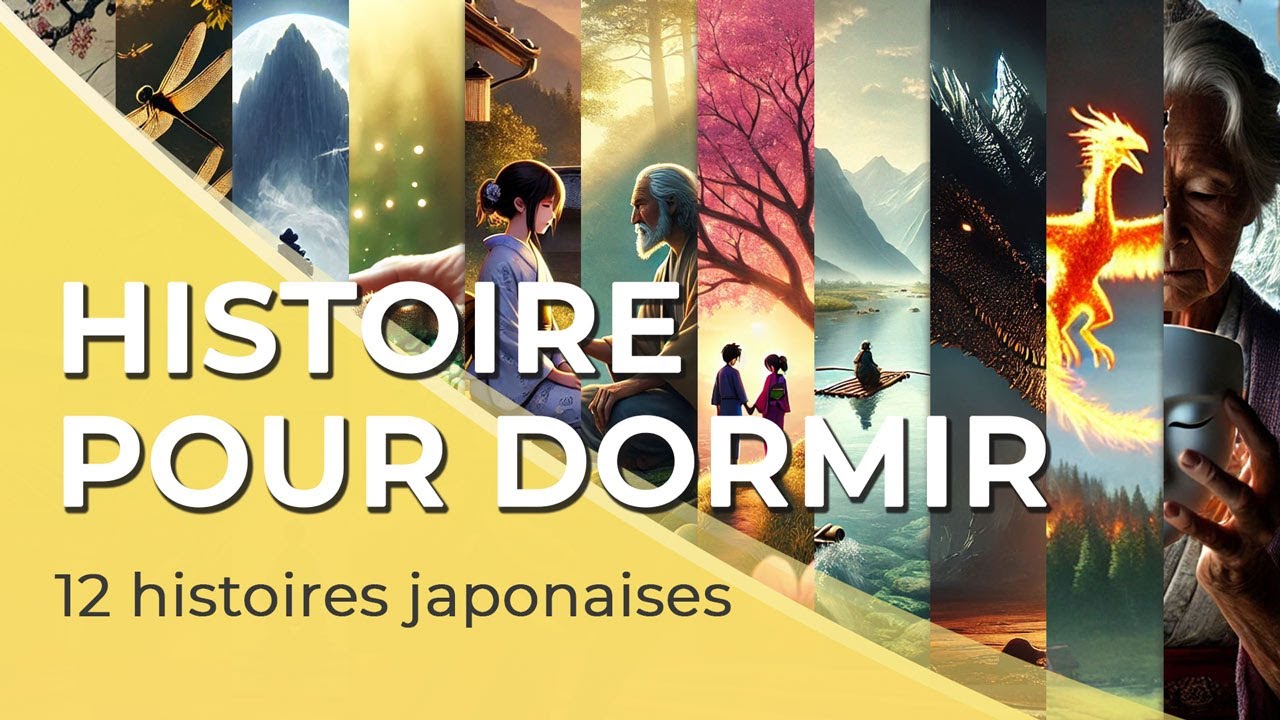 12 Contes zen pour dormir (inspir&eacute;s du folklore japonais)🐉👺| 1h20 | Voix homme | FR