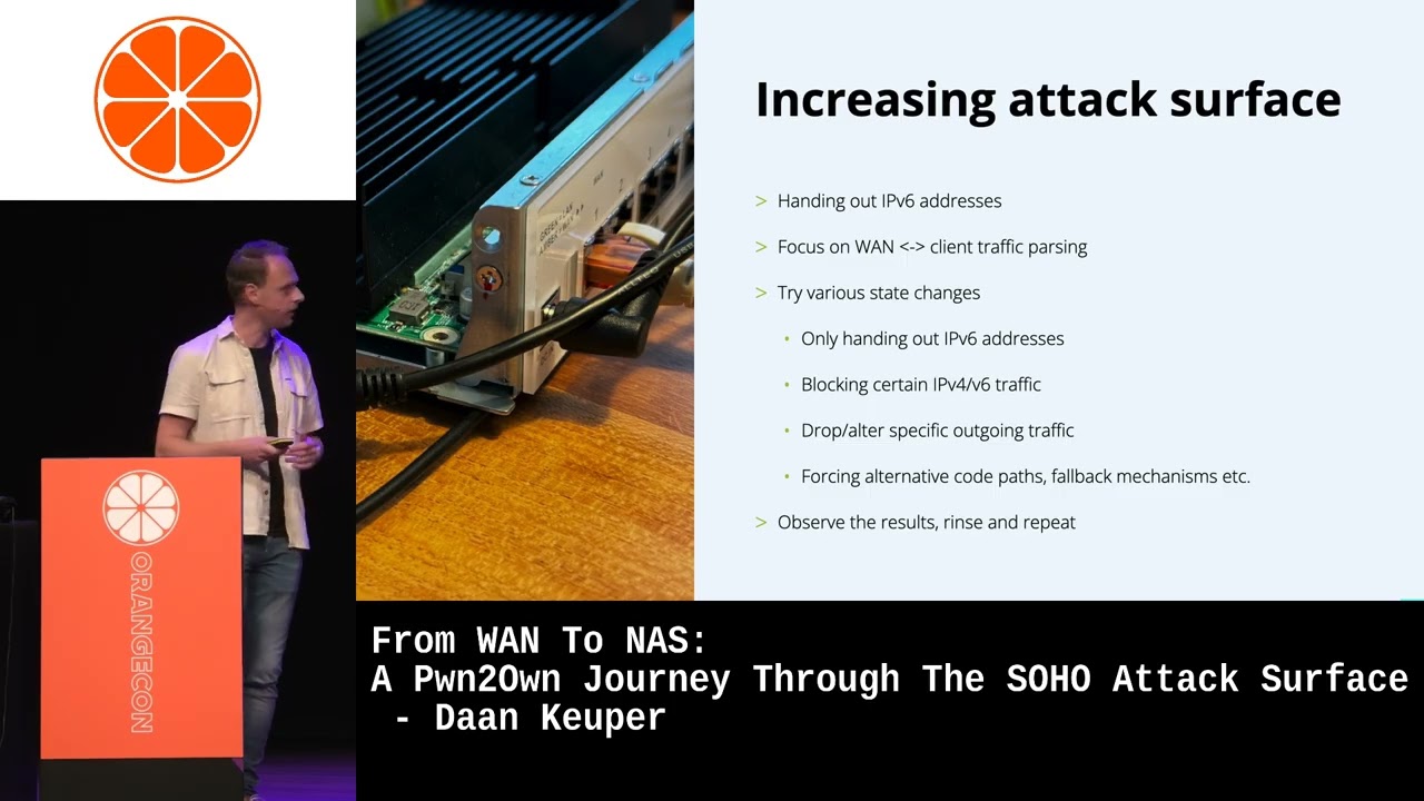 От WAN к NAS: путешествие Pwn2Own по поверхности атаки SOHO &mdash; Даан Койпер