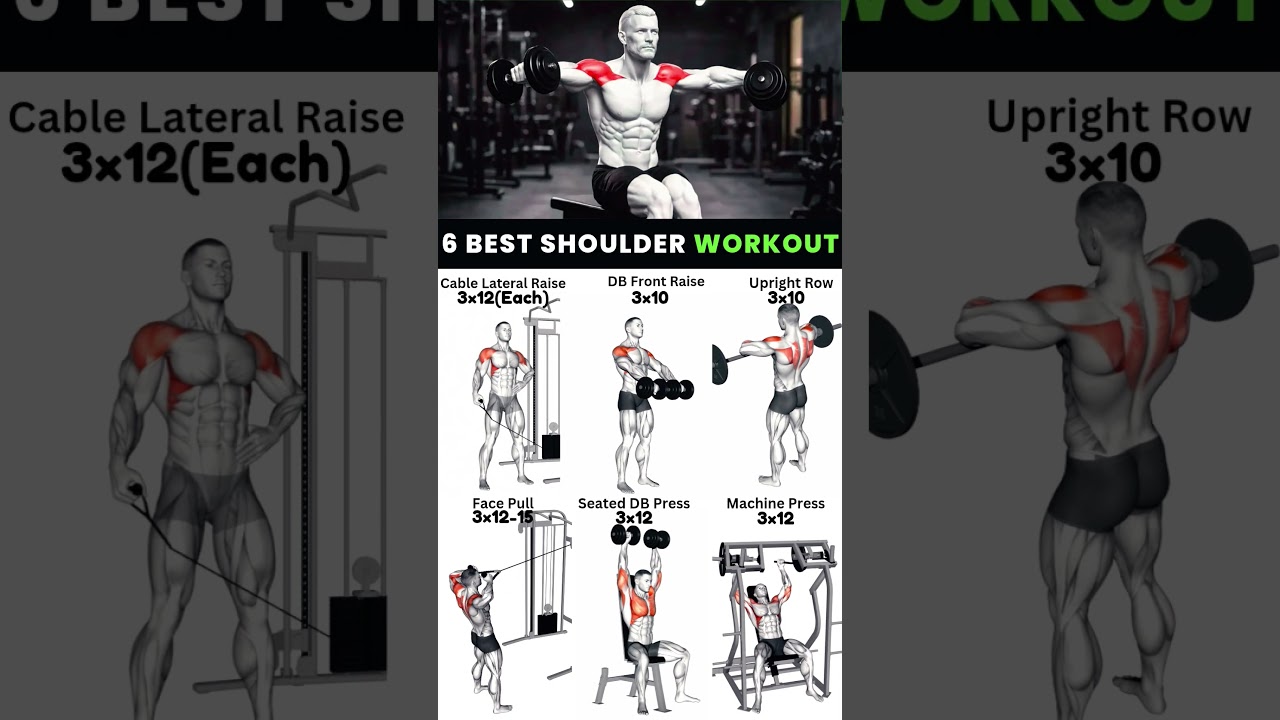 6 Ultimate Shoulder Workout to Transform Upper Body| 