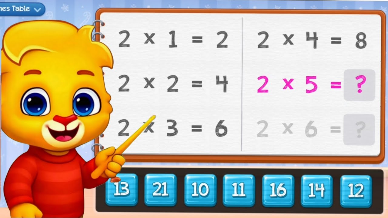 Kids Numbers Multiplication ✖️ || Kids video || Kids learning 
