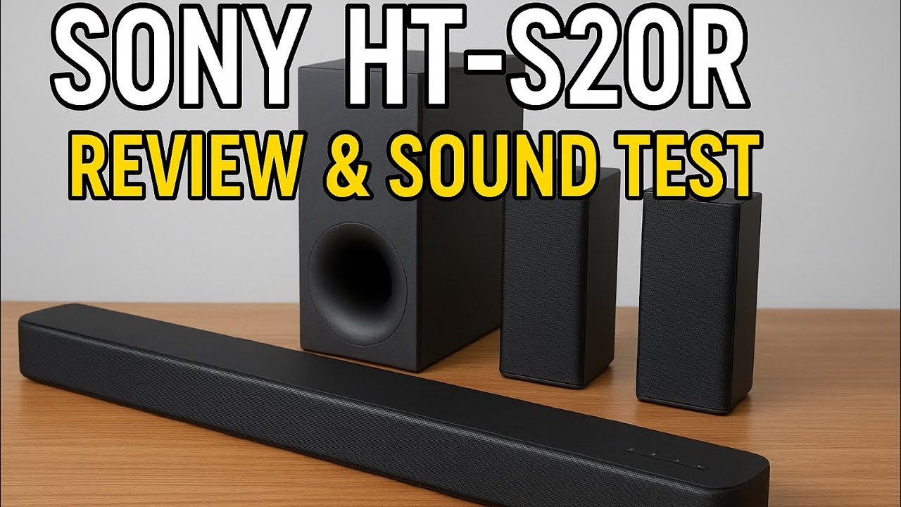 Sony HT-S20R Soundbar | Powerful 5.1 Channel Home Theatre Review & Sound Test”