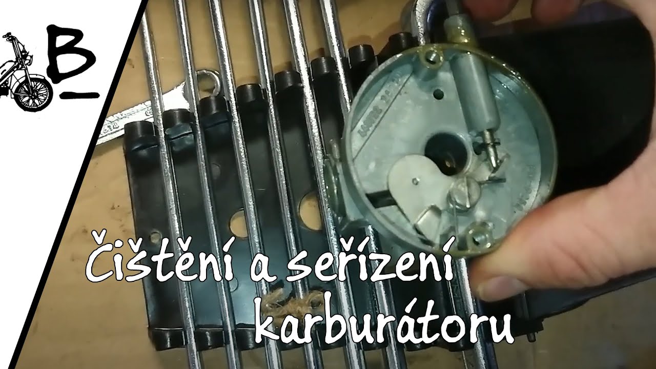 Babetta 210 - Čistění a seřízení karburátoru