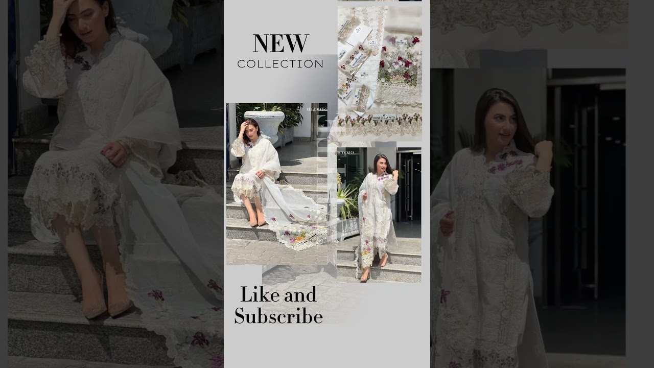 ELAF Lawn Collection 2026 | Article EL#01 Crystal-22 | Premium Heavy Embroidered Lawn Suit