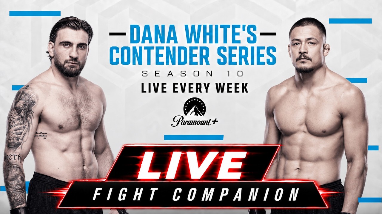 CONTENDER SERIES LIVESTREAM WEEK 6 FULL FIGHT NIGHT COMPANION & PLAY BY PLAY