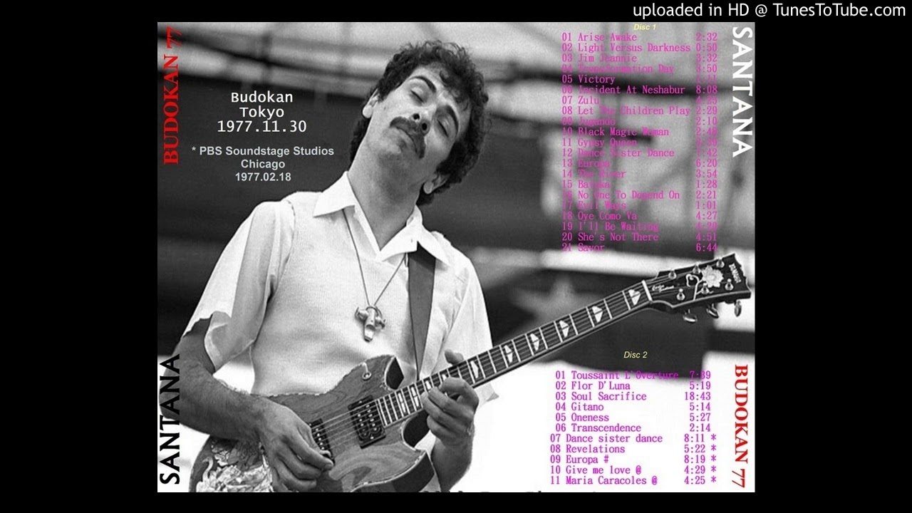santana  Flor D'Luna live Budokan Tokio 1977