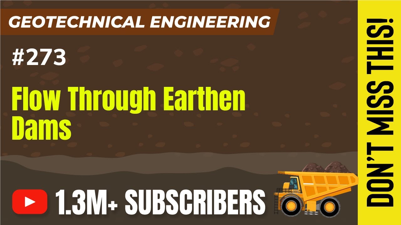 Flow through Earthen Dams | Seepage Analysis | Geotechnical Engineering - GATE