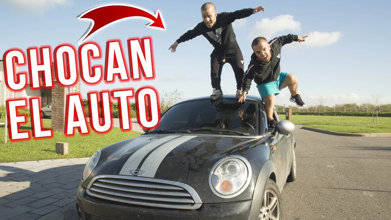 DOS ENANOS CHOCAN UN AUTO DE 100 MIL DOLARES *broma pesada*