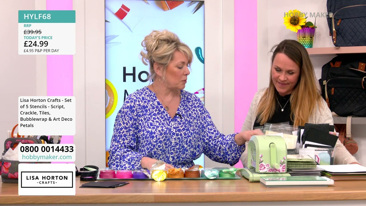 HM LIVE - 28/03/2025 - Lisa Horton Crafts, Madhatters, Tonic Studios & Encaustic Art