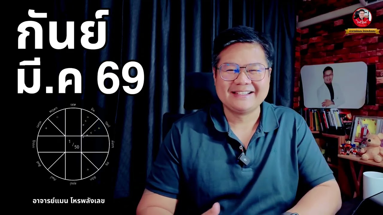 ลัคนาราศี กันย์ มีนาคม 2569 | อาจารย์แมน โหรพลังเลข |