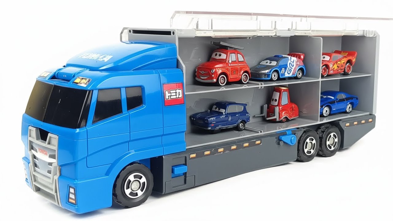 Disney Pixar Cars Unboxing Review | Lightning Mcqueen, Tow Mater, Doc Hudson, Sally Carrera, Cruz