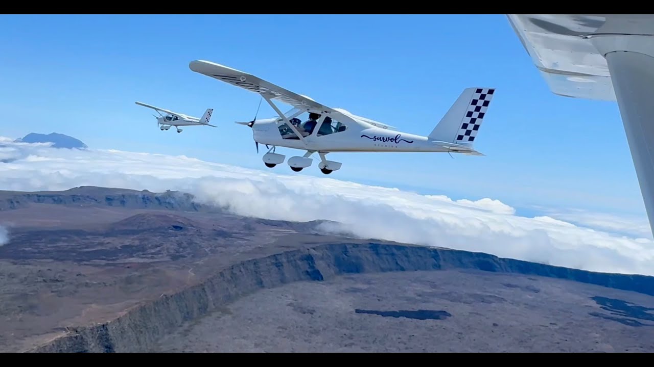 Survol Réunion ULM