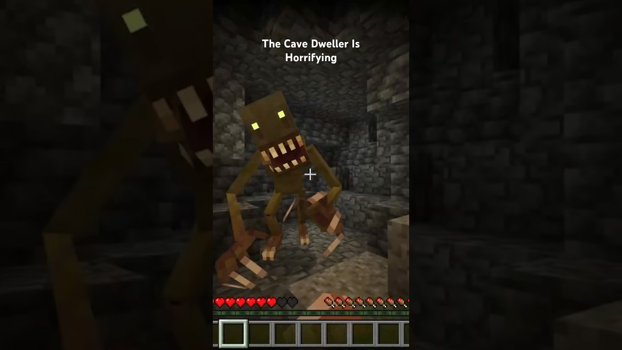 The Cave Dweller Is Horrifying Minecraft Bedrock Dwellers Add-on