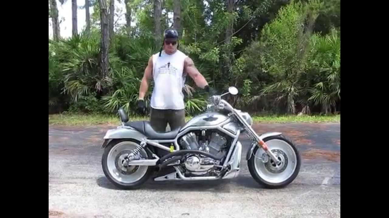 1406 03 V Rod VRSCA Slvr * Fallen Cycles Test Ride