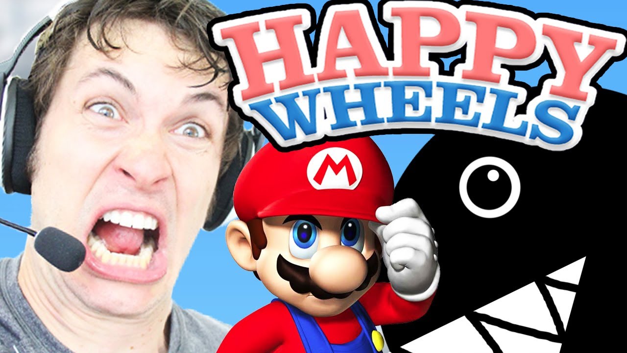 Happy Wheels - SUPER MARIO GALAXY RAGEQUIT RESISTANCE