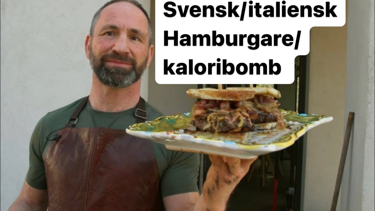 Svensk/italiensk hamburgare