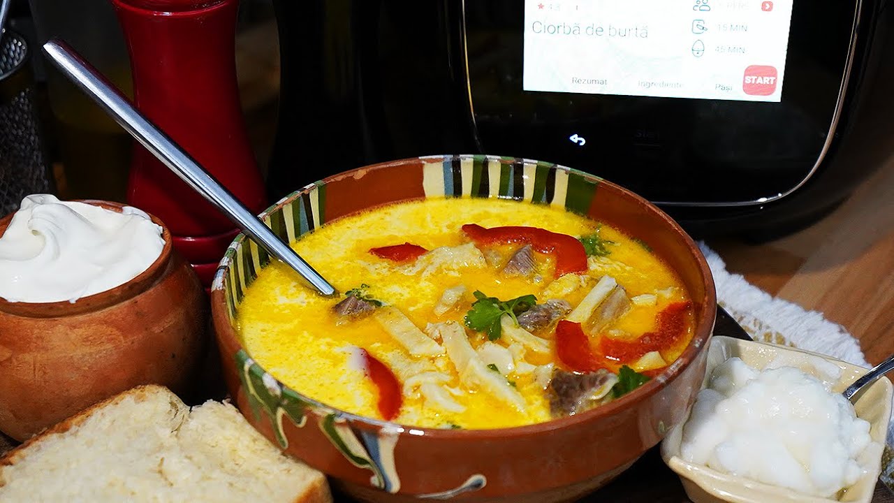 🥣 Cea mai Cremoasă Ciorbă de Burtă 🥣 GATA în 45 de MINUTE cu Tefal Cook4Me Touch cu conexiune WI-FI
