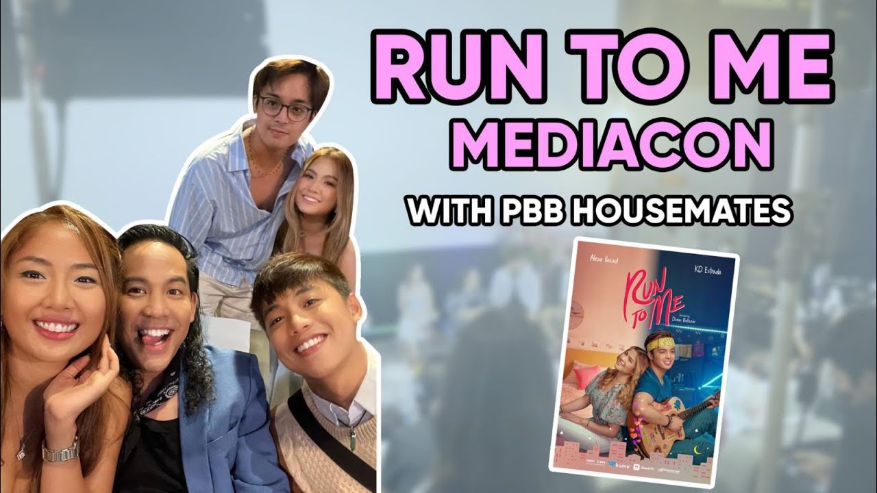 RUN TO ME (Media Con) with PBB Housemates | Karen Bordador