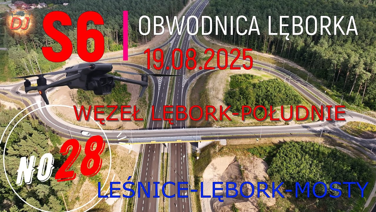 S6 OBWODNICA LĘBORKA 19.08.2025 F 28 LEŚNICE-LĘBORK-MOSTY