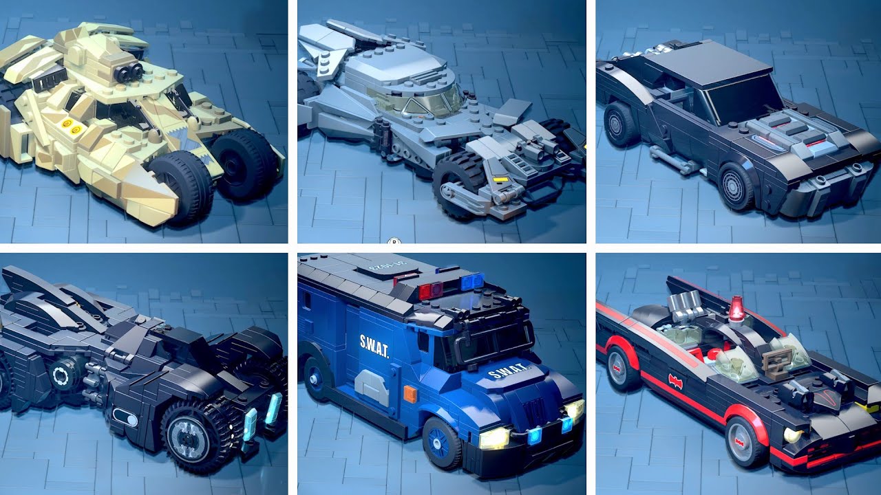 All Vehicles in LEGO Batman Legacy of the Dark Knight [4K 60FPS]
