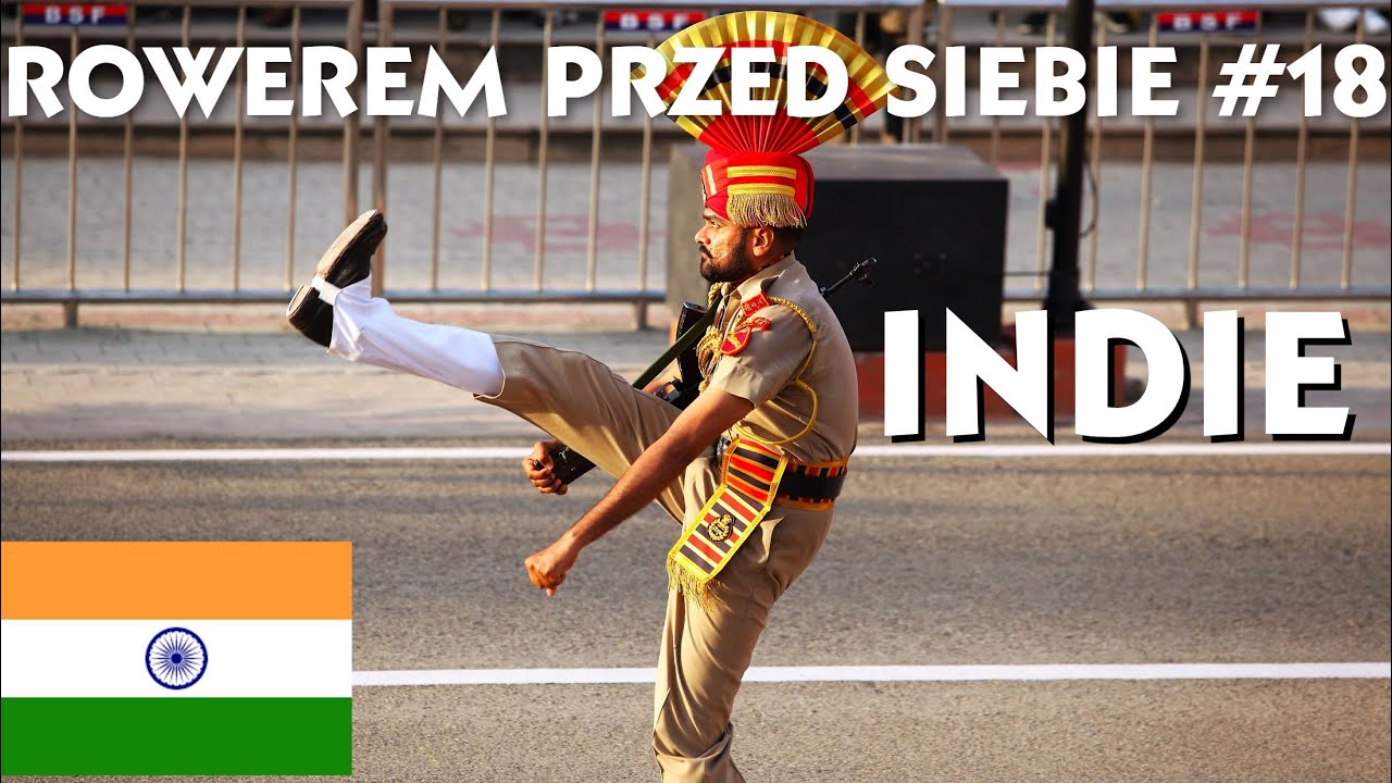 CEREMONIA ZAMKNIĘCIA GRANICY MIĘDZY INDIAMI I PAKISTANEM w Attari-Wagah.