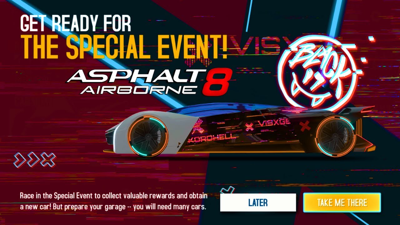 Asphalt 8 SPECIAL EVENT Big Reward Madness: Racing to Victory!