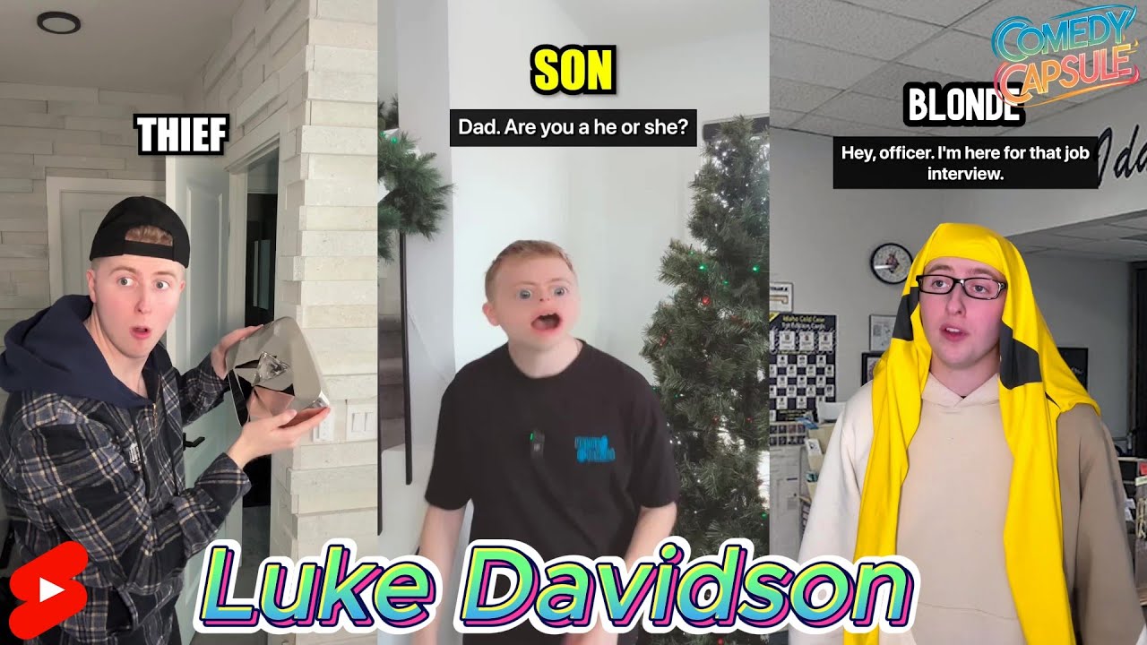Try Not To Laugh Watching Luke Davidson Shorts | New Luke Davidson TikToks 2026