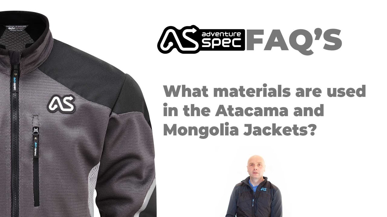 What materials are used in the Atacama and Mongolia Jackets?