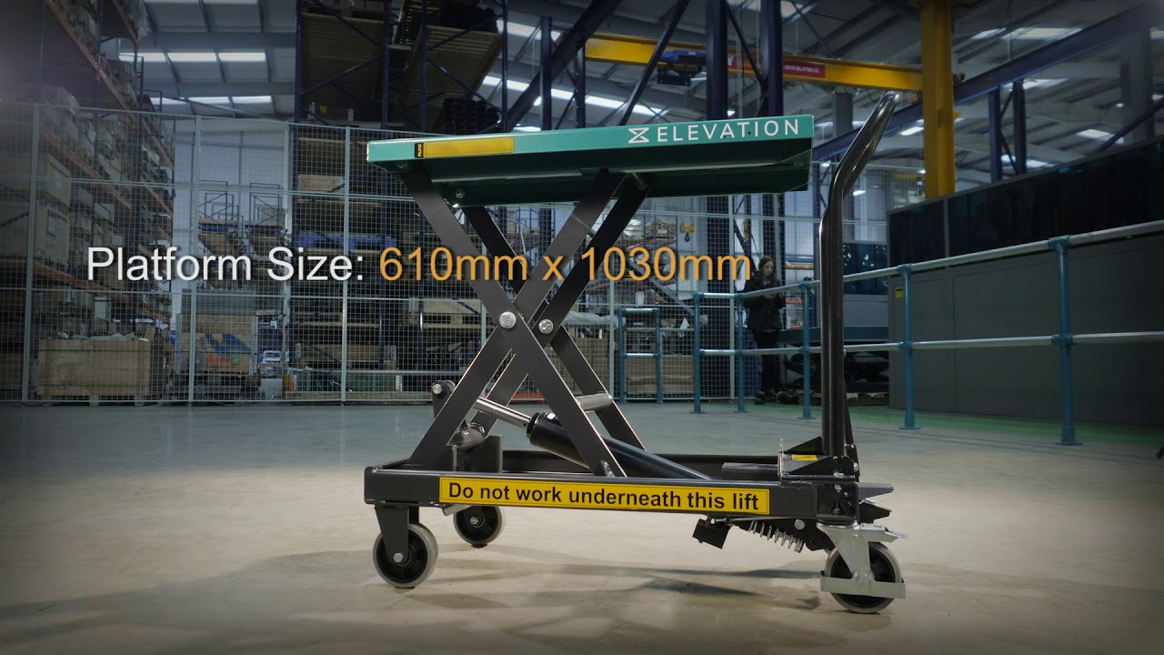 500kg Hydraulic Scissor Lift Trolley - SC-500-S-M