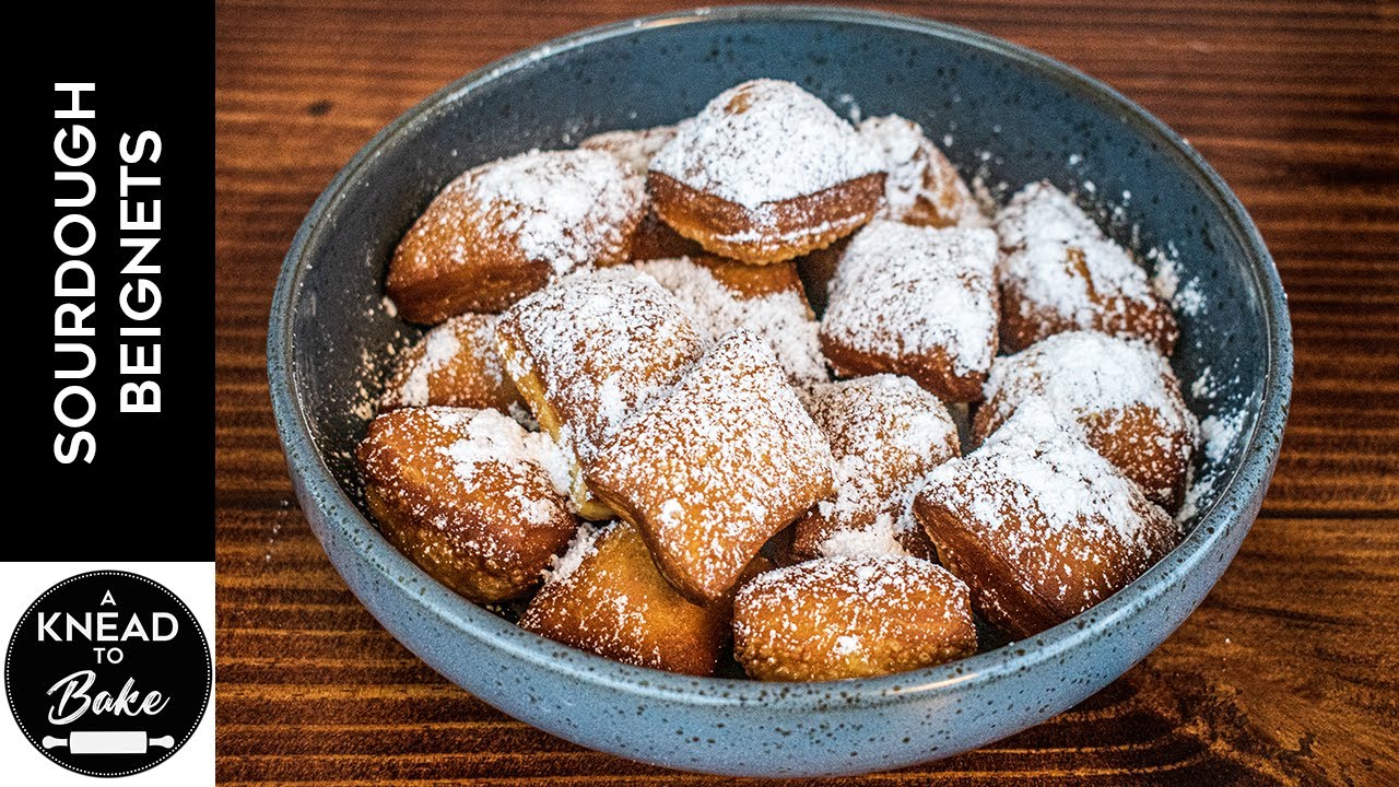 Beignets with Sourdough Cafe Du Monde Style