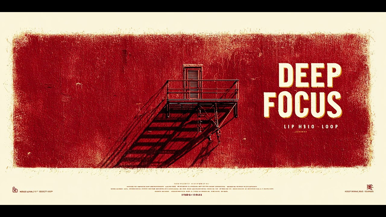 Deep Focus Hip Hop Lofi | Minimal Beats for Study, Work & Distraction-Free Flow