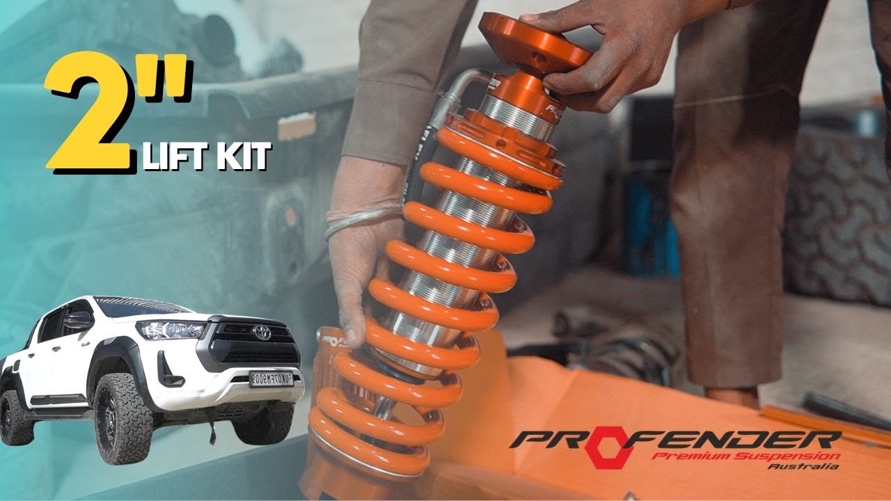 2 INCH LIFTKIT FOR TOYOTA HILUX !! PROFENDER KING SERIES SUSPENSION !! @motorgaragemodification !!