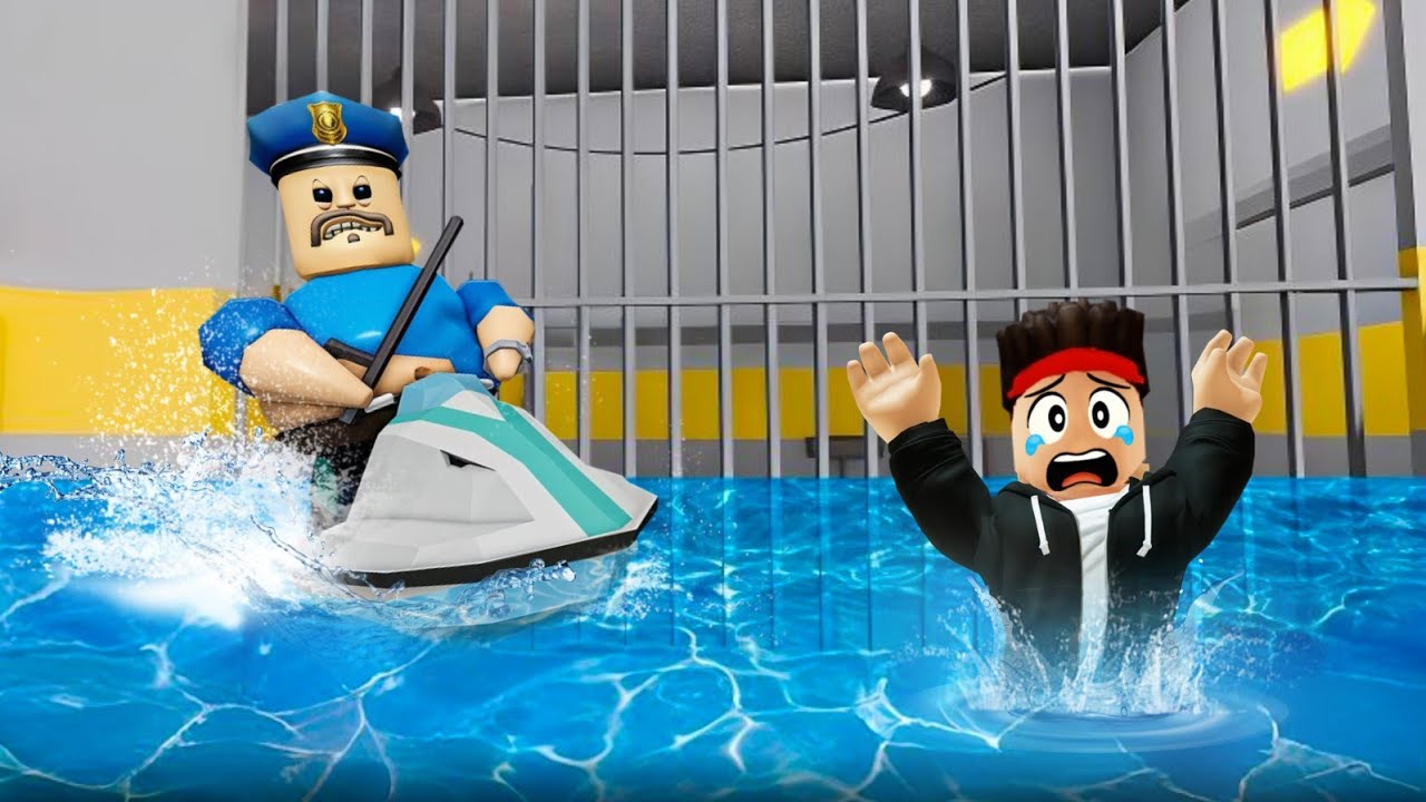 I ESCAPED FROM UNDERWATER BARRY'S PRISON RUN IN ROBLOX! | CMD Plays