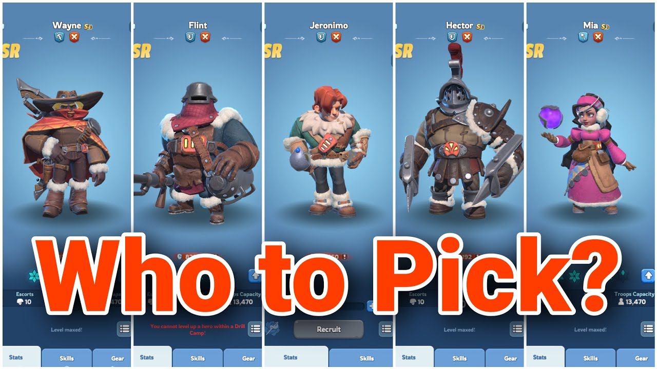 BEST Heroes to PICK in Whiteout Survival After New Skill Update