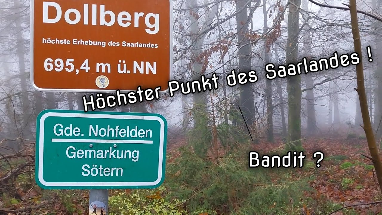 Größter Berg des Saarlandes | Dollberg-Tour ! ⛰️ [Nebel]