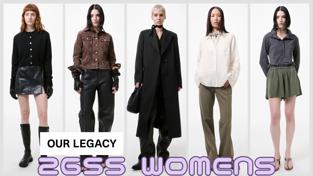 【女性に届け】可愛くてカッコいいOUR LEGACY 26SS ウィメンズを見て語る【名作デニムジャケット】