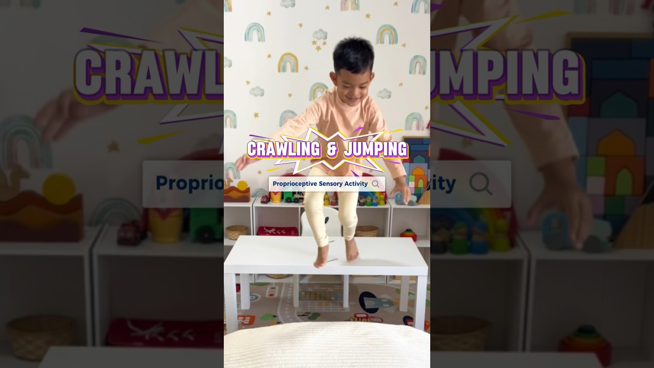 Crawling & Jumping - Proprioceptive Sensory Activity