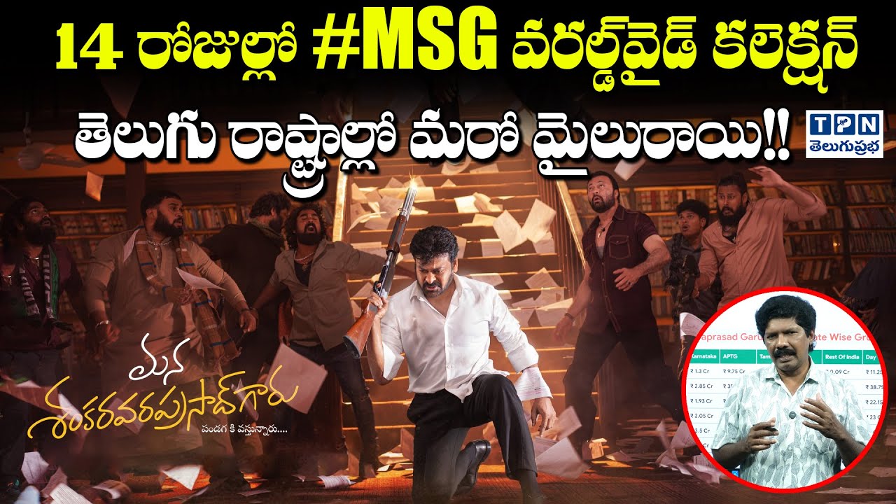 14 రోజుల్లో #MSG వరల్డ్‌వైడ్ కలెక్షన్ తెలుగు రాష్ట్రాల్లో మరో మైలురాయి!! | MSG Worldwide Collections