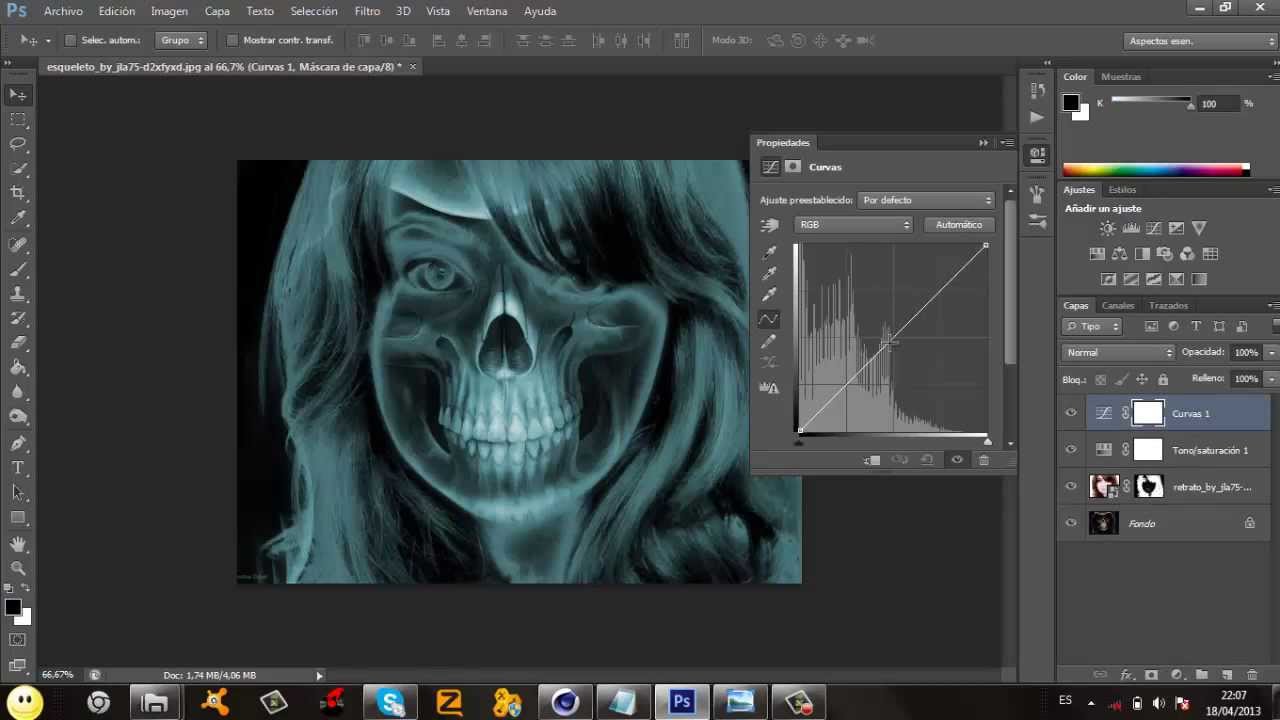 TUTORIAL PHOTOSHOP EFECTO RAYOS X