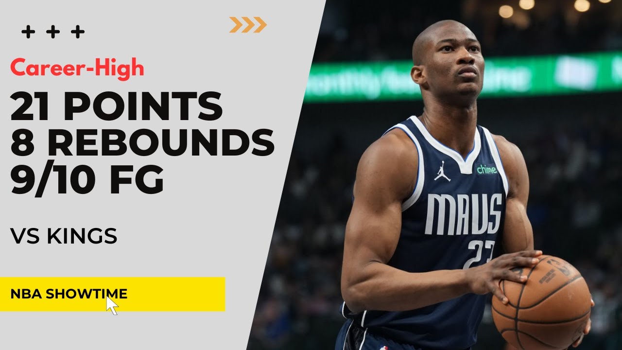 Kai Jones CAREER-HIGH 21 Points, 8 Rebs, 9/10 FG vs Kings - Mar 3, 2025 I 2024/25 season