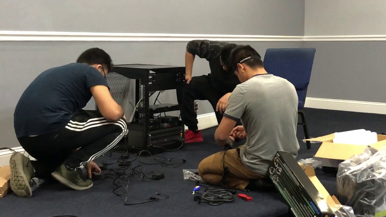 Instalación de sonido en iglesia Amigos de Philadelfia, PA